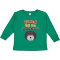 thumbnail image 3 of Inktastic Aussiedoodle Dog Gift Boys or Girls Long Sleeve Toddler T-Shirt, 3 of 5