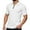 White, variant on Afdoent Men's Polo Shirt Male Summer Fashion Solid Color Zipper Lapel Short Sleeve Comfortable Top Comfortable