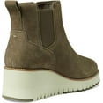 thumbnail image 5 of Cole Haan Zerogrand City Wedge Stone Gray Suede Side Zip Suede Ankle Boots (Stone Gray Suede, 7.5), 5 of 5