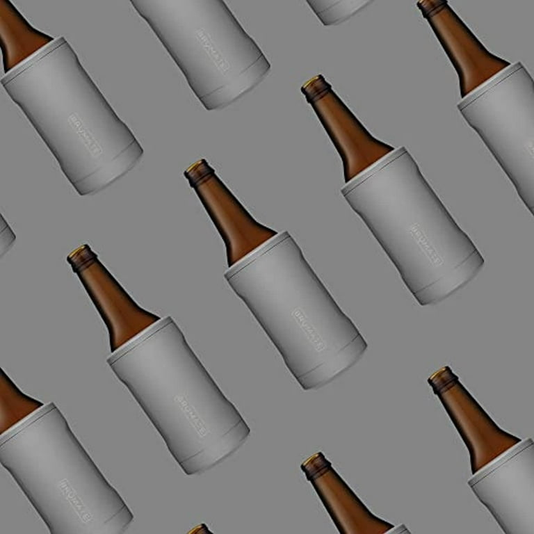 BrüMate Hopsulator BOTT'L Stainless Steel Triple Insulated Bottle Cooler -  Holds 12 oz Bottles - KegWorks