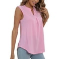 thumbnail image 5 of QINCAO Womens Tank Tops V Neck Sleeveless Casual Basic Womens Summer Tops Tunic Blouses,S(4-6), 5 of 8