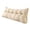D, variant on Leeye Lumbar Pillow Triangular Headboard Home Reading Back Support Sitting Up Bed Large Bolster Positioning Bedrest Removable Cover White for Sofa Couch Bedroom Living Room