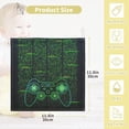 thumbnail image 2 of Game Joystick Silhouette Baby Muslin Washcloths Soft Absorbent Face Towel, Joystick Joypad Burp Cloths Cotton Bath Wipes 5 PCS Infant Wash Cloth for Newborn Boys Girls 12x12 inches, 2 of 7