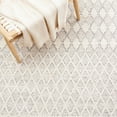 thumbnail image 6 of SAFAVIEH Marbella Raschelle Diamond Area Rug, Ivory, 3' x 5', 6 of 9