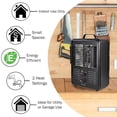 thumbnail image 4 of Comfort Zone 1500W Electric 3 Heat Utility Heater w/Adjustable Thermostat, Black, 4 of 9