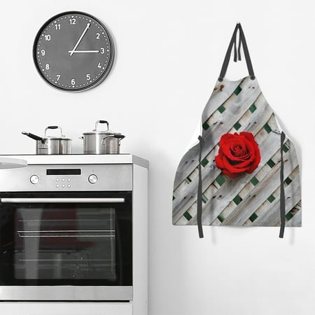 

ArtVerse Fence Rose Apron - 27 x 30