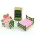 Farfi 1 Set Dollhouse Furniture Handmade Micro Landscape Mini Wooden