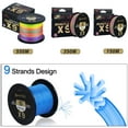 thumbnail image 3 of Sougayilang Braided Fishing Line 9 Strands Incredible Super Strong 80LB Braided Lines Abrasion Resistant PE Fishing Lines Braid, 3 of 7
