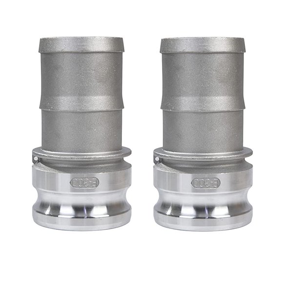 Juego de accesorios Camlock Quafwia de aluminio de 3 pulgadas tipo E (2 unidades)