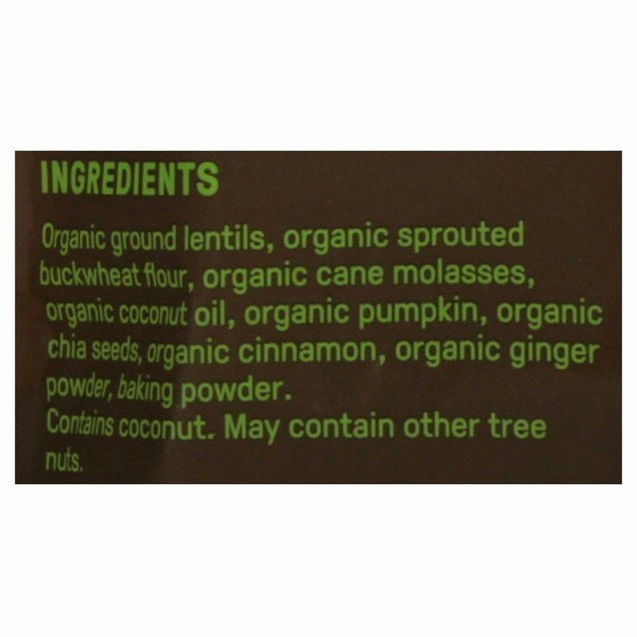 Cookie Pal Organic Pumpkin and Chia Recipe Dog Treat, 10 Ounce -- 8 per case.