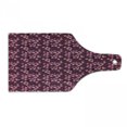 thumbnail image 1 of Cherry Blossom Cutting Board, April in Asia Seasonal Trees in Full Blossom Far Eastern Garden Botany, Tempered Glass Cutting and Serving Board, Wine Bottle Shape, Plum Pink Green, by Ambesonne, 1 of 1