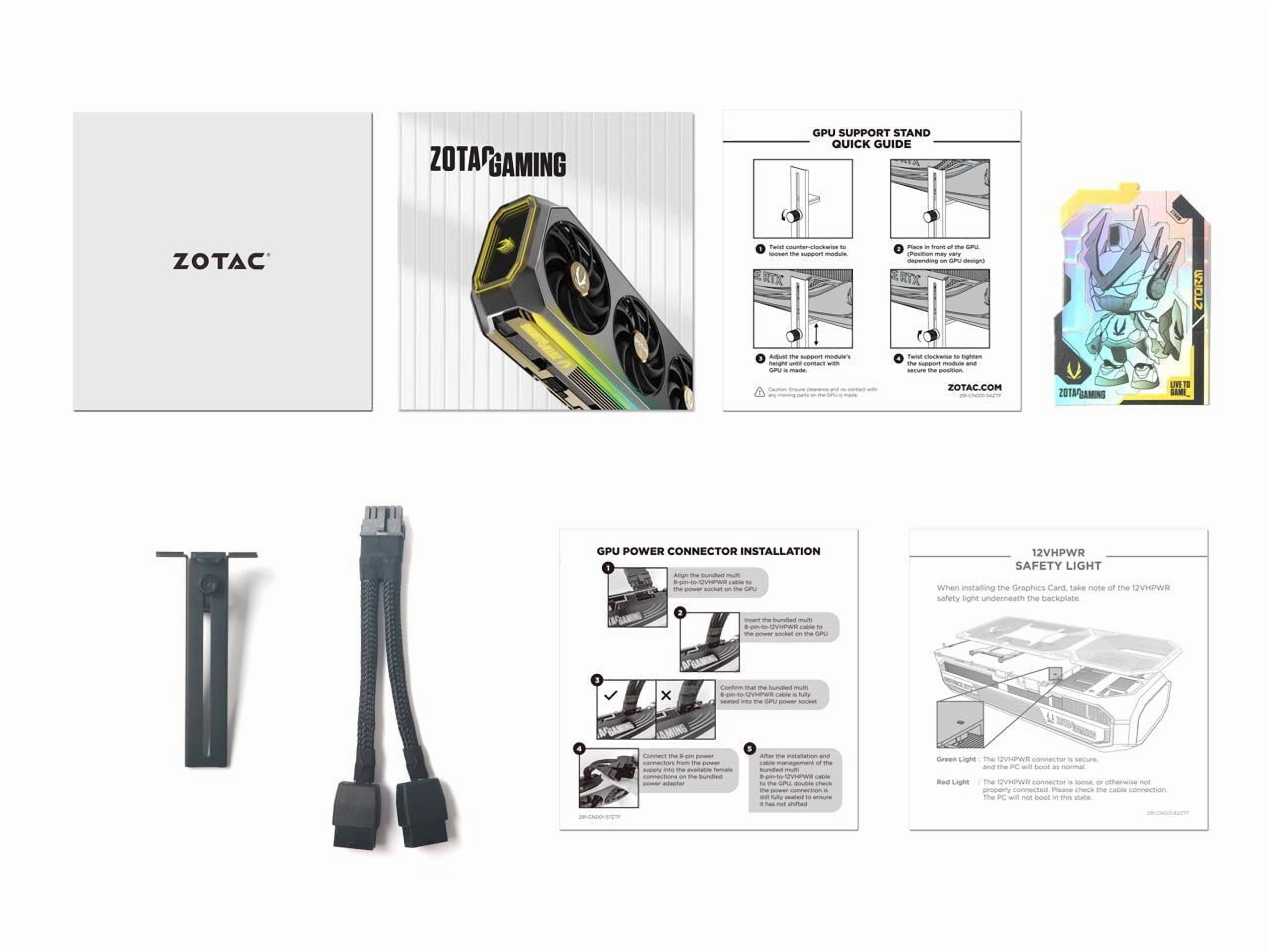 Zotac USA ZTB50700J10P RTX 5070 Solid OC 12GB Graphics Card