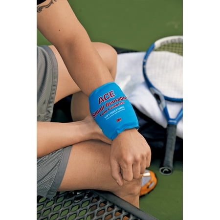 ACE Reusable Cold Compress, Small, Helps Relieve Pain Caused by sprains and muscle aches, Blue 1/Pack