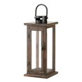 thumbnail image 1 of Farol de madera Lantern Koehler Home Decor Perfect Lodge, 1 of 5