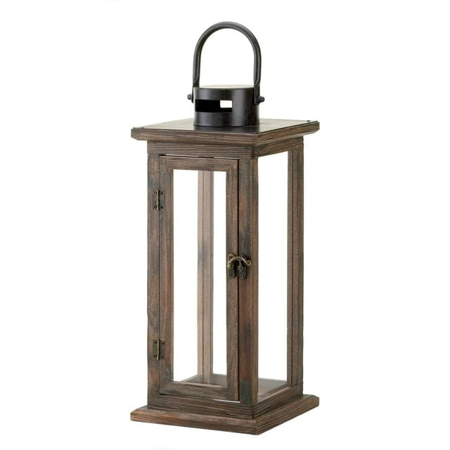 Farol de madera Lantern Koehler Home Decor Perfect Lodge
