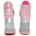 thumbnail image 4 of Blikcon Boys Girls&nbsp;Insulated Waterproof Mid Calf Winter Snow Boots(Color : Pink, Size : 12 Little Kid), 4 of 8