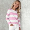 thumbnail image 2 of 3-4T Child Girls Long Sleeve T-Shirts Fall Winter Basic Tops 12 18 24 Months 1T 2T 3T 4T 5T 6T 7T 8T 10T Kids Casual Crew Neck Layering Tees Girls Fall Clothes, 2 of 7
