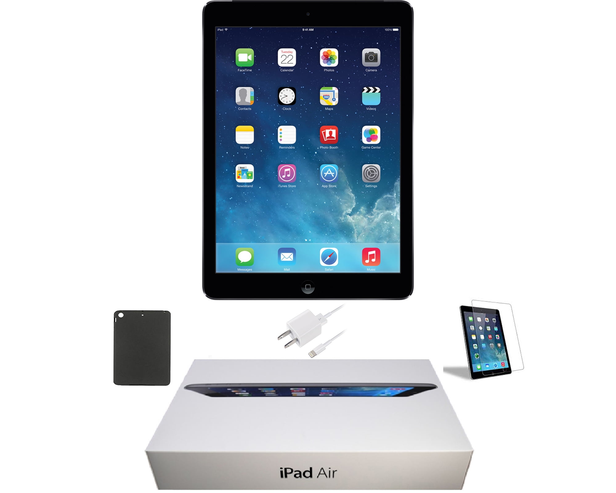 Apple iPad Air 1st Wi-Fi I 16GB 32GB 64GB or 128GB I GRAY SILVER R GRADE A 