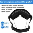 thumbnail image 6 of Dirt Bike ATV Goggles 2 Pack with Neck Gaiter, Motorcycle Motocross Wide Vision Windproof Glasses, Riding Racing & Ski Goggles, UV400 Anti-Fog Scratch Dustproof for Adult Youth Kids Color Lens, 6 of 6