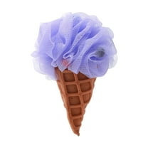 IMossad Kids Loofah Ice Cream Cone Bath Sponge Kids Bath Shower Sponge Body Scrubber Exfoliating Loofah for Kids Spa Shower