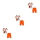 thumbnail image 1 of Jumpingount Ropa para niños Traje de verano Camisas para adolescentes Pantalones Larga duración Moda Multiusos Lavable Atractivo Naranja Type1 NO1, 1 of 6