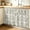 Light green, variant on Yellow Fruit Cabinet Curtain 35"Wx35"L,Dustproof Under Sink Skirt W/ Self Adhesive Tape,Vintage Country Leaves Berries Blue Plants Cabinet Curtain Cover for Kitchen Sink,Bathroom Vanity,Laundry Room
