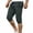 Dark Gray, variant on Mens Capris Joggers Sweatpants Athletic Workout Summer Capri Sweatpant Casual Drawstring Shorts with Pockets