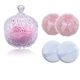thumbnail image 1 of Set Powder Puff Qopoto de 5 piezas con recipiente de cristal, 1 of 5