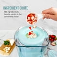 thumbnail image 6 of Nostalgia Electric Ice Cream Maker with 2 qt Double Insulated Gel Canister and Stainless Steel Base, Aqua, 6 of 8