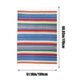 thumbnail image 3 of Tablecloth Table Runner Multifunctional Woven Blanket Conditioning Blanket Camping Blanket Picnic Blanket Suitable For Home Outdoor School Office, 3 of 6