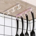 thumbnail image 2 of Kitchen Utensil Cup Holder Rack Under Shelf Board Hook Cupboard Hanger Organizer, 2 of 8