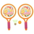 thumbnail image 1 of Shisuyan 1 Set Racket Beach Tennis Beach Racket Ball Set Racketball For Kids Soft Rackets Kids Badminton Rackets Kids Eva Handle Tennis Badminton Racket Set, 1 of 8