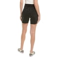 thumbnail image 3 of Triarchy womens  Ms. Florence-Mid Loved Black High-Rise Cut-Off Short, 25, Black, 3 of 4