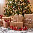 thumbnail image 5 of Christmas Wooden Train Set, Four-Section Mini Train Set Christmas Decorations, Christmas Toys Under Xmas Tree for Party Favor Home Decor, 5 of 6