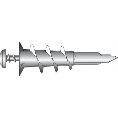 ACEDS 5334214 No.8 Wallboard Anchor with Screw Nylon - Card of 10- pack of 5