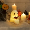 thumbnail image 4 of JIhuahe Halloween Decorations 3D Ghost Reading Lamp, LED Halloween Night Light with Adjustable Neck for Desk, Bedside, and Book Lover Decor, 4 of 6