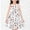 White, variant on NAISIBABY Girls Dresses, New Prints Crew Neck Sleeveless Summer Sundress Pink 4-14 T