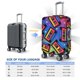 thumbnail image 4 of Fotbe Vintage Audio Cassettes Funda Protectora para Equipaje, Antirrayones y Resistente a la Suciedad, Compatible con Maletas de 18 a 32 Pulgadas-Large, 4 of 7
