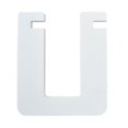 thumbnail image 1 of Estante de estacionamiento para bicicletas para niños de 10 y 12 pulgadas, soporte de suelo para bicicleta individual, soporte para suelo de bicicleta, soporte para estacionamiento, color blanco, 1 of 5
