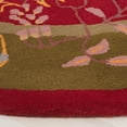 thumbnail image 3 of SAFAVIEH Metro Louise Floral Area Rug, Red/Green, 6' x 6' Round, 3 of 10