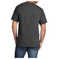 thumbnail image 2 of Mens Core Cotton Male T-Shirts Coal Grey L, 2 of 4