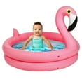 thumbnail image 3 of Splash Buddies Inflatable Flamingo Kids Pool, 3 of 5