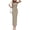 Sage Green, variant on PRETTYGARDEN Sundresses for Women Summer Striped Knit Side Slit Spring Fashion Bodycon Maxi Dress Beach Vacation Clothes
