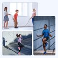 thumbnail image 4 of Cuerda para saltar, cuerda para saltar ajustable: mango antideslizante de espuma con rodamiento de bolas para niños adultos, adecuado para fitness, cross, deportes, boxeo, fitness, 4 of 7