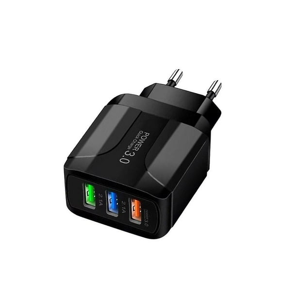 Chargeur USB d'identification intelligente 5V 2.1A avec câble de charg