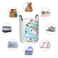 thumbnail image 6 of Doodle Laundry Basket Organizer Collapsible -Dirty Clothes Hamper for Bathroom Kids Girls Boys Laundry Hamper Happy New Year, 6 of 8