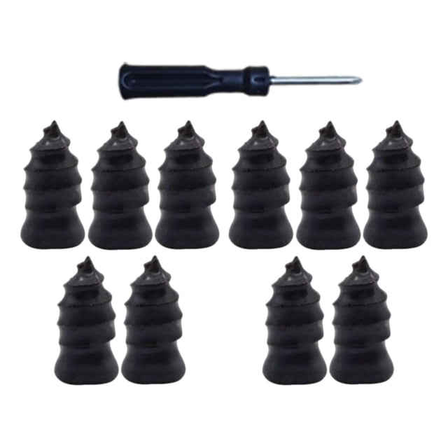 Zorion Clous de Réparation de Pneus Légers, Durables, Portables, Réparation Rapide de Pneus 10 Pcs Petits