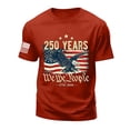 thumbnail image 4 of Leey-World Usa 250th Anniversary T Shirt 1776 2026 250 Year Men Women Kids T-Shirt(Red,L), 4 of 5