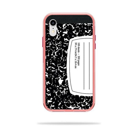 MightySkins LIFSLIPXR-Composition Book Skin Decal Wrap for LifeProof SLAM iPhone XR Case Sticker - Composition Book