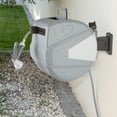 thumbnail image 2 of Pure Garden 100 FT Retractable Hose with Wall Reel and 9 Nozzle Patterns, 2 of 8